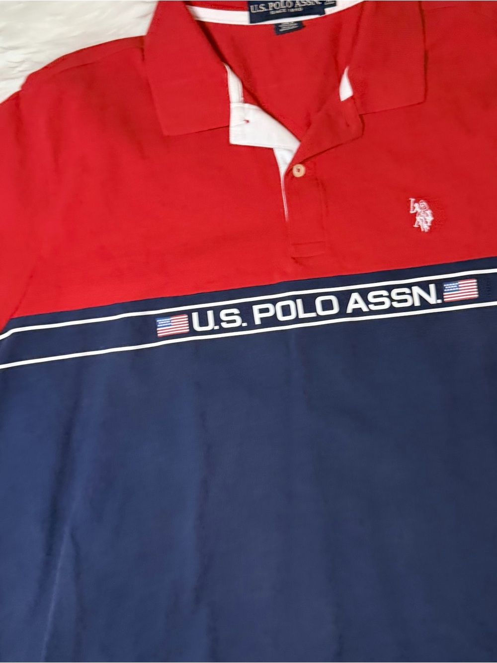 U.S Polo Assn Men’s Novelty Polo Shirt - Picture 3 of 9